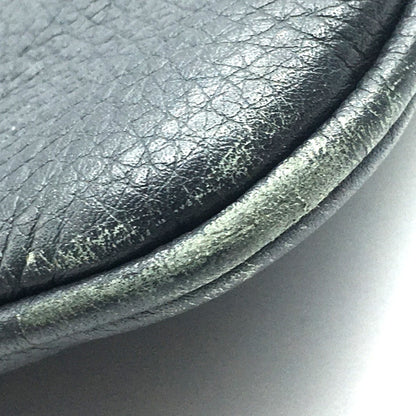 GUCCI Shoulder Bag 233329 leather Dark gray type No Gusset All Leather Leather Business A4 document storage