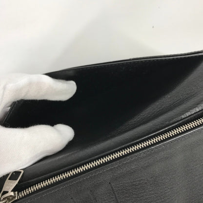 LOUIS VUITTON Long Wallet Purse M58192 Taurillon Clemence Leather black Long wallet Portefeuille Braza