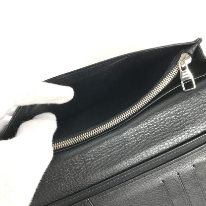 LOUIS VUITTON Long Wallet Purse M58192 Taurillon Clemence Leather black Long wallet Portefeuille Braza