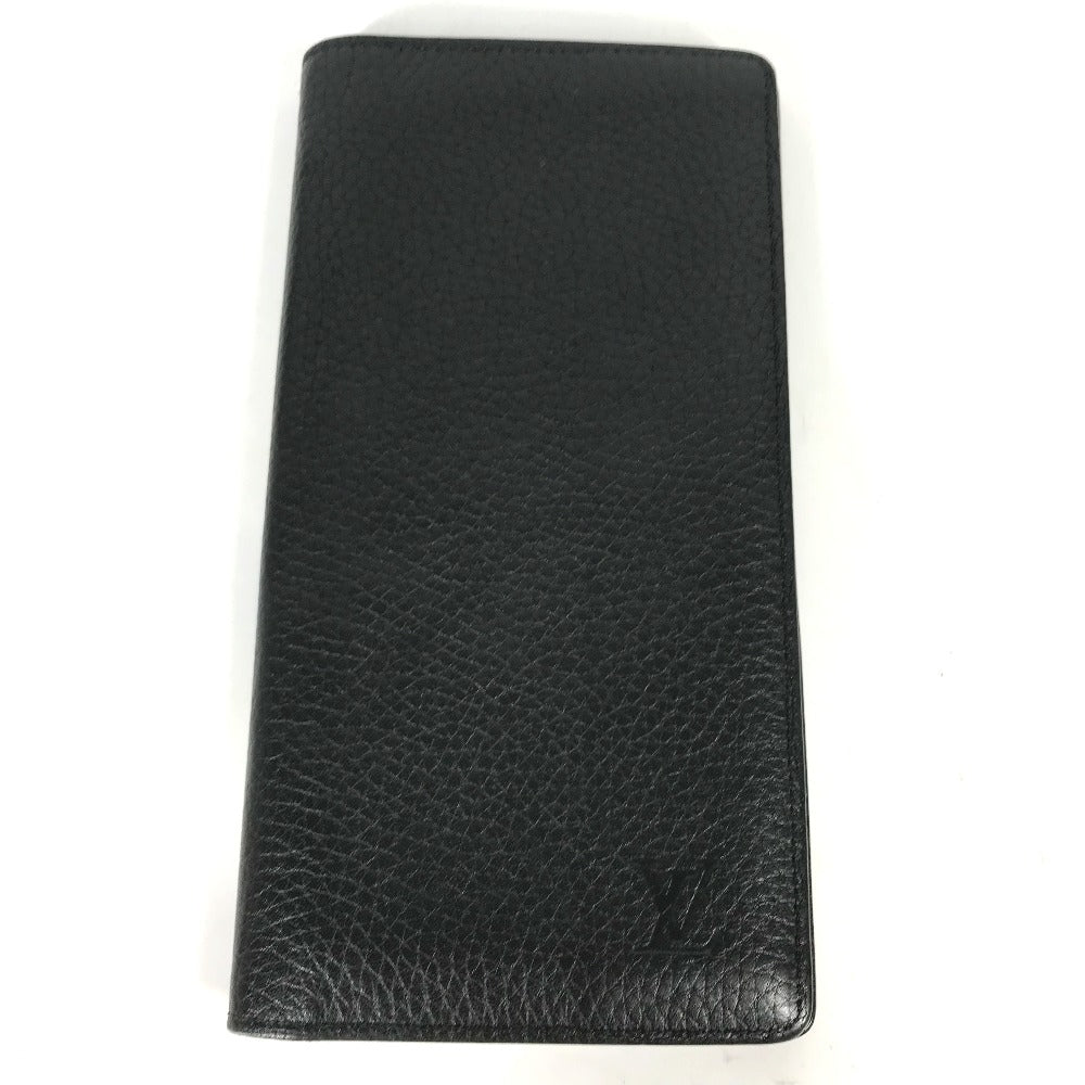 LOUIS VUITTON Long Wallet Purse M58192 Taurillon Clemence Leather black Long wallet Portefeuille Braza
