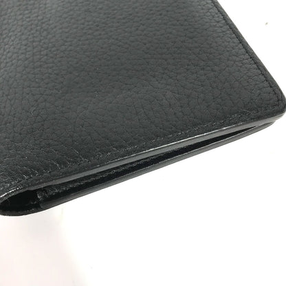 LOUIS VUITTON Long Wallet Purse M58192 Taurillon Clemence Leather black Long wallet Portefeuille Braza
