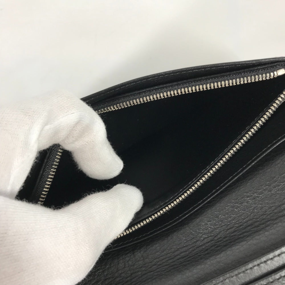 LOUIS VUITTON Long Wallet Purse M58192 Taurillon Clemence Leather black Long wallet Portefeuille Braza