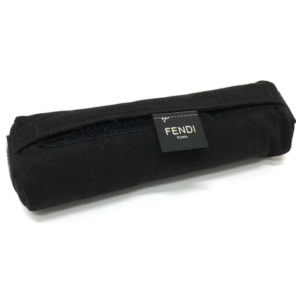 FENDI Accessory pouch 7AS073 leather yellow Watch case Watch case Women Used Authentic