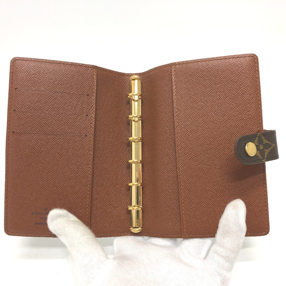 LOUIS VUITTON Notebook cover R20005 Monogram canvas Brown Monogram Agenda PM