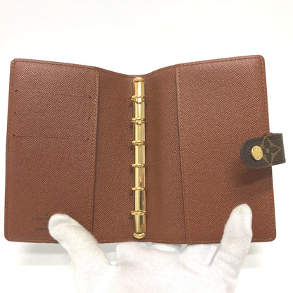 LOUIS VUITTON Notebook cover R20005 Monogram canvas Brown Monogram Agenda PM