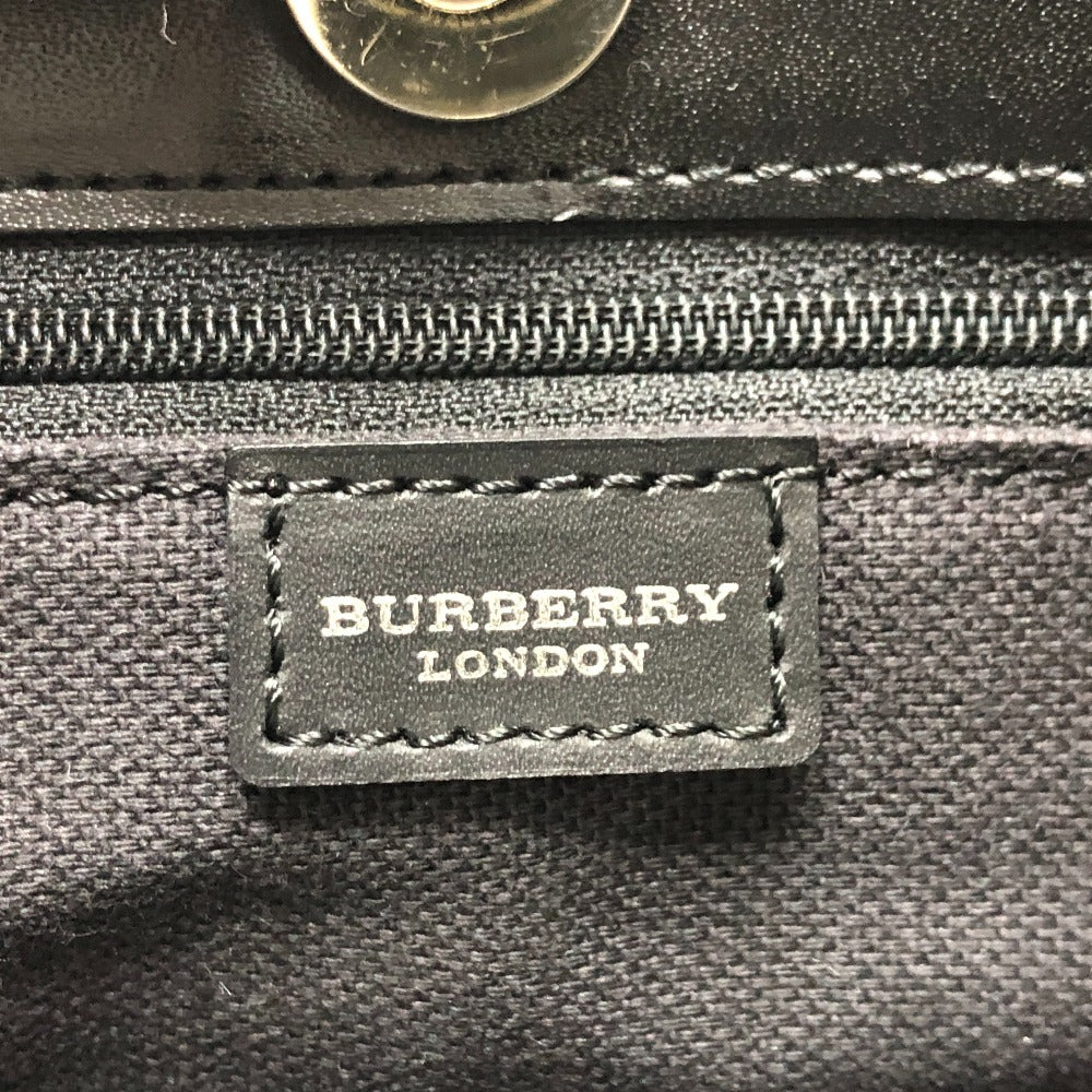 BURBERRY Handbag PVC / Leather beige check