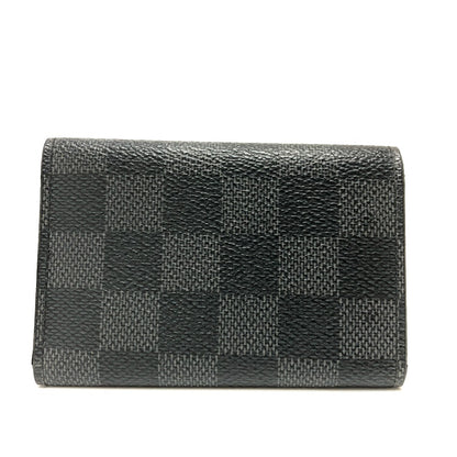 LOUIS VUITTON Key case Key holder  N62662 Damier Grafitto Canvas black Damier Grafitte Multicles6
