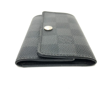 LOUIS VUITTON Key case Key holder  N62662 Damier Grafitto Canvas black Damier Grafitte Multicles6