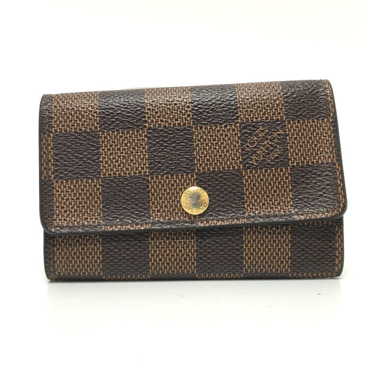 LOUIS VUITTON Key case Key holder  N62630 Damier canvas Brown Damier Multicles6