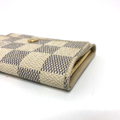 LOUIS VUITTON Key case Key holder  N61745 Damier Azur Canvas white Damier Azur Multicles6