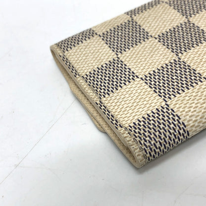 LOUIS VUITTON Key case Key holder  N61745 Damier Azur Canvas white Damier Azur Multicles6
