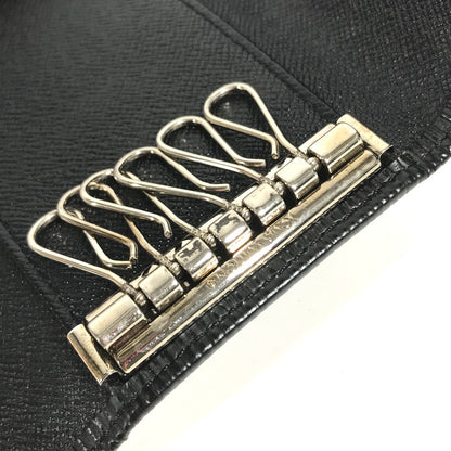LOUIS VUITTON Key case Key holder  M63812 Epi Leather black Epi 6-key case Key holder Multicles6