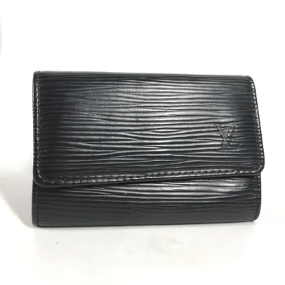LOUIS VUITTON Key case Key holder  M63812 Epi Leather black Epi 6-key case Key holder Multicles6