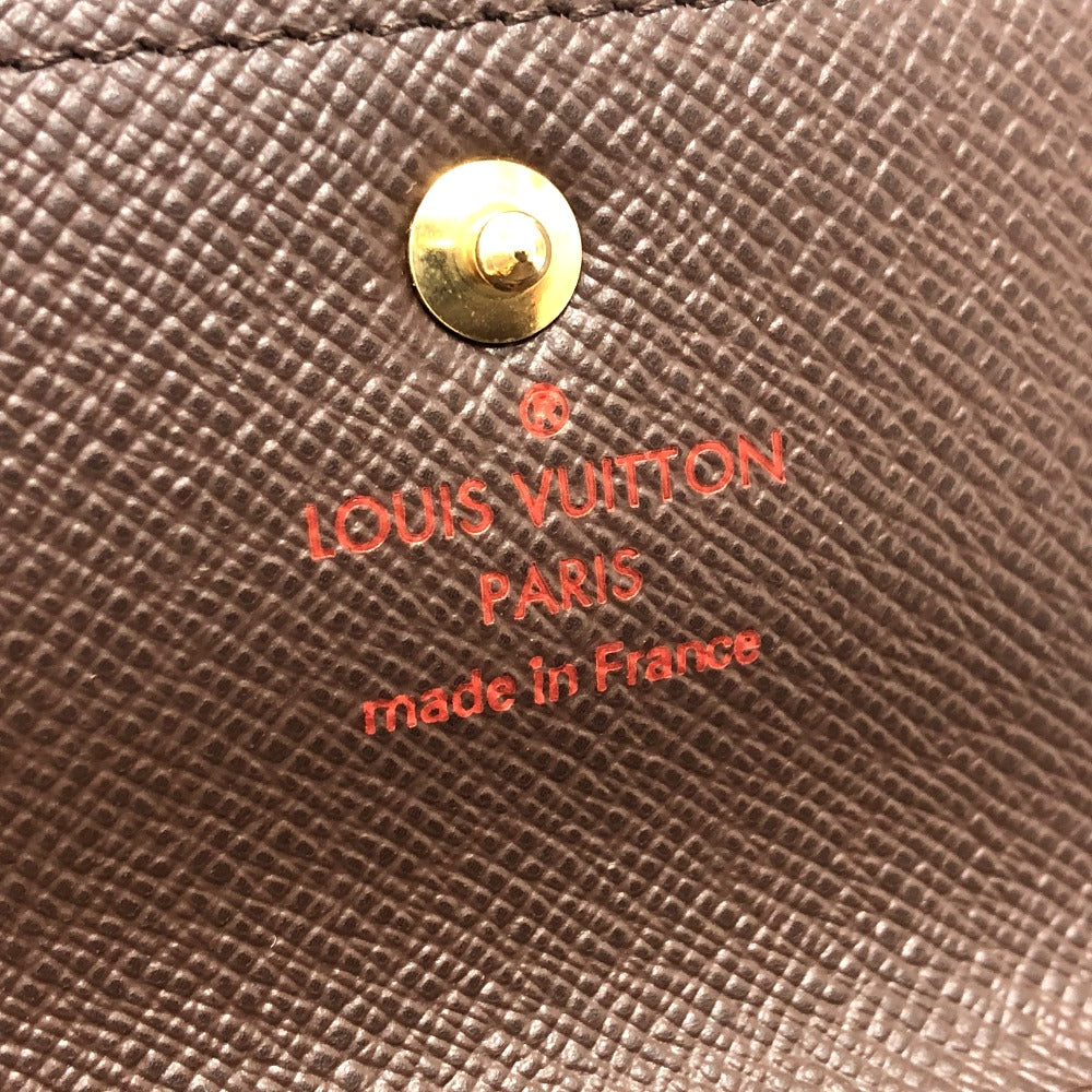 LOUIS VUITTON Key case Key holder  ‚m62631 Damier canvas Brown Multicles 4 Women Used Authentic