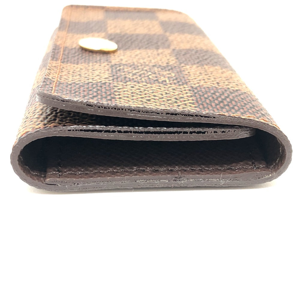 LOUIS VUITTON Key case Key holder  ‚m62631 Damier canvas Brown Multicles 4 Women Used Authentic