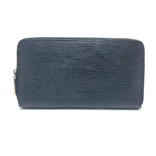LOUIS VUITTON Long Wallet Purse M60632 Epi Leather SilverMetal Zippy Organizer