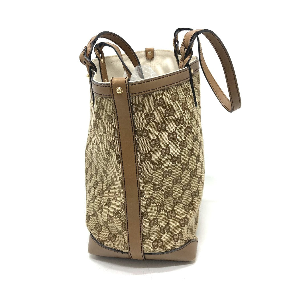 GUCCI Tote Bag 247209 GG canvas Beige x Brand GG canvas