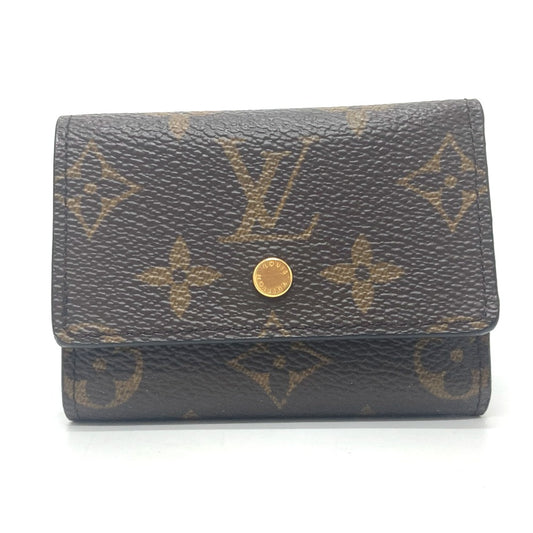 LOUIS VUITTON Trifold wallet Ｍ68704 Monogram canvas Brown Portefeuille Micro