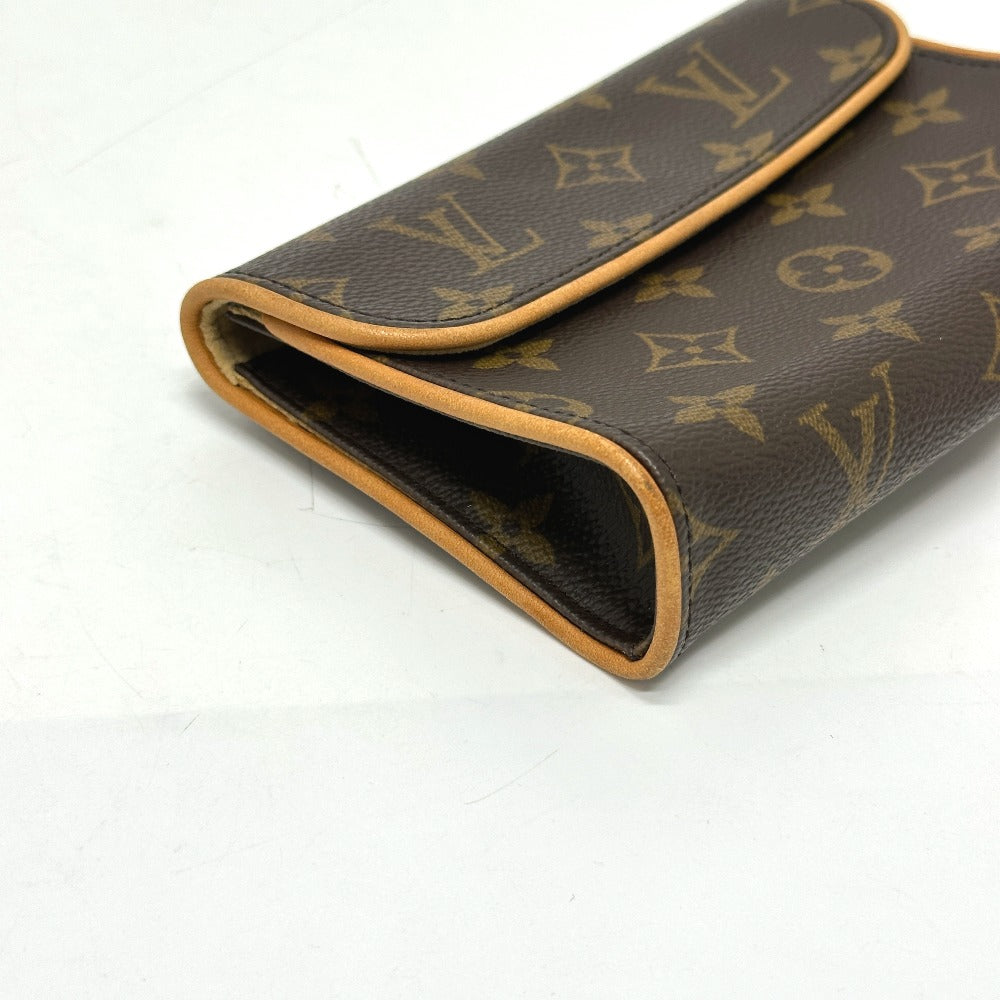 LOUIS VUITTON Pouch M51855 Monogram canvas Brown Pochette Florentine