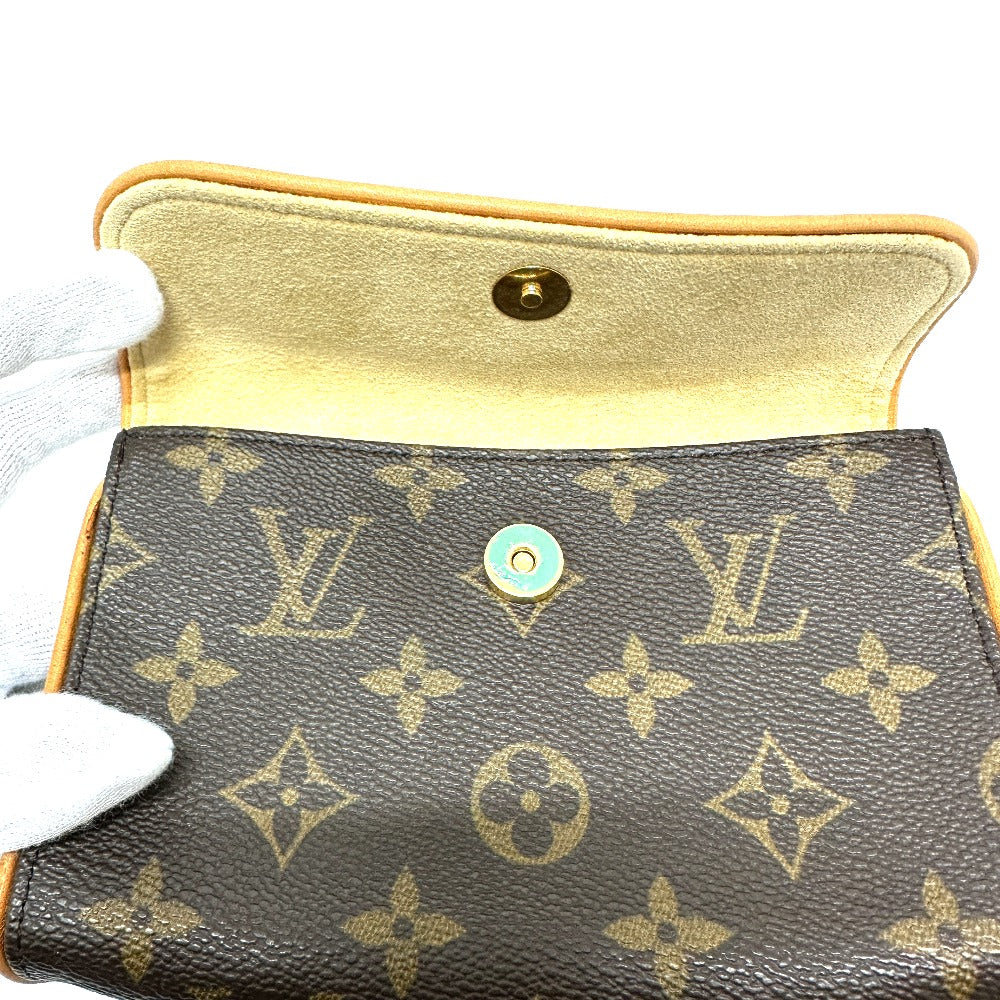 LOUIS VUITTON Pouch M51855 Monogram canvas Brown Pochette Florentine