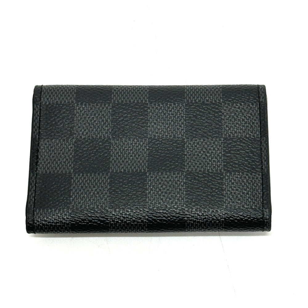 LOUIS VUITTON Key case Key holder  N62662 Damier Grafitto Canvas black Multicles6