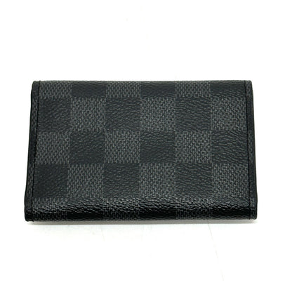 LOUIS VUITTON Key case Key holder  N62662 Damier Grafitto Canvas black Multicles6