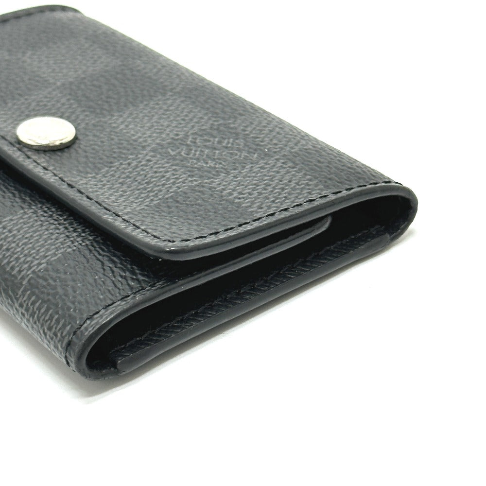 LOUIS VUITTON Key case Key holder  N62662 Damier Grafitto Canvas black Multicles6