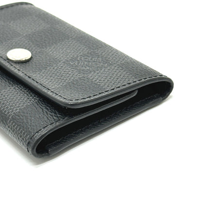LOUIS VUITTON Key case Key holder  N62662 Damier Grafitto Canvas black Multicles6