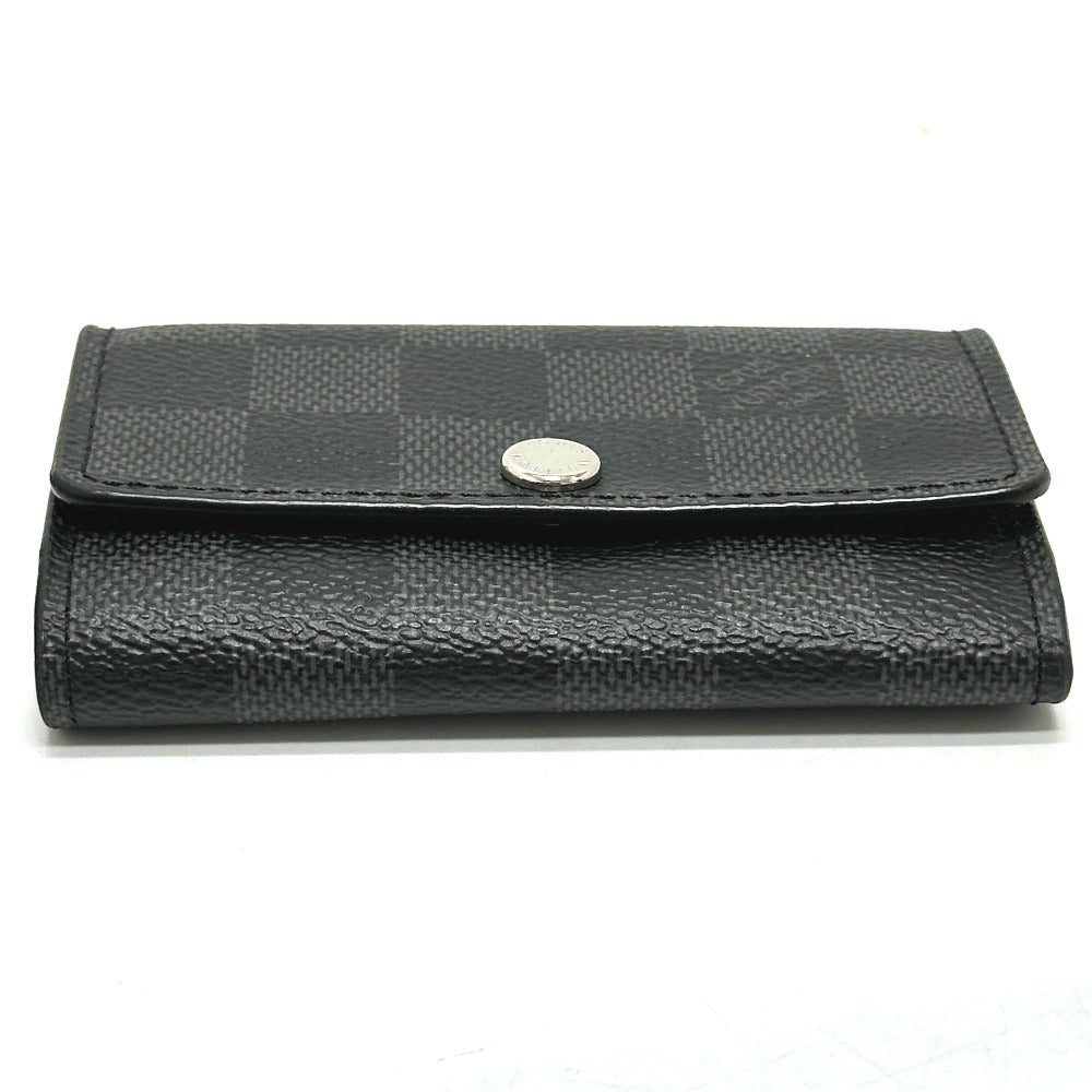 LOUIS VUITTON Key case Key holder  N62662 Damier Grafitto Canvas black Multicles6