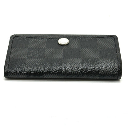LOUIS VUITTON Key case Key holder  N62662 Damier Grafitto Canvas black Multicles6