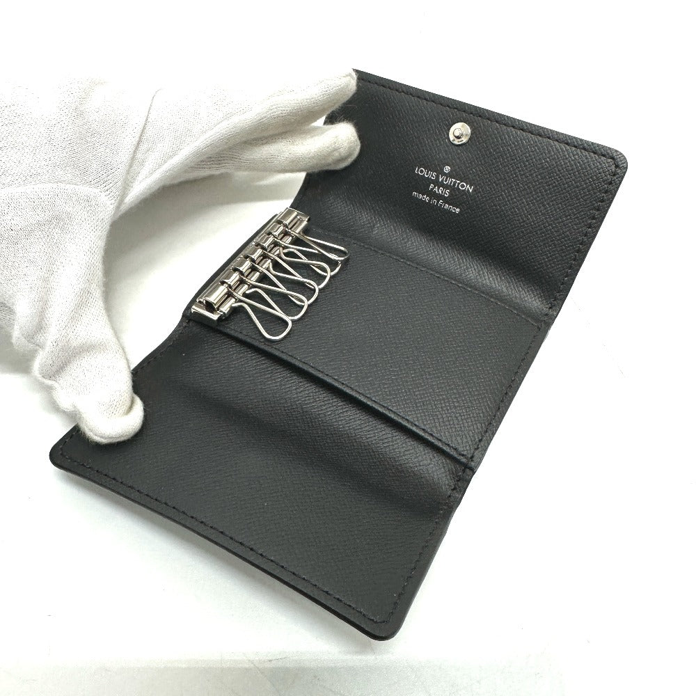 LOUIS VUITTON Key case Key holder  N62662 Damier Grafitto Canvas black Multicles6