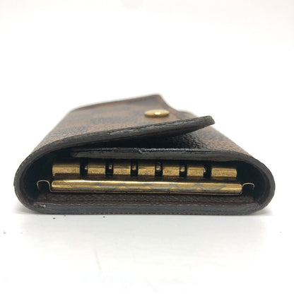 LOUIS VUITTON Key case Key holder  N62630 Damier canvas Brown Multicles6 6-key case Key holder