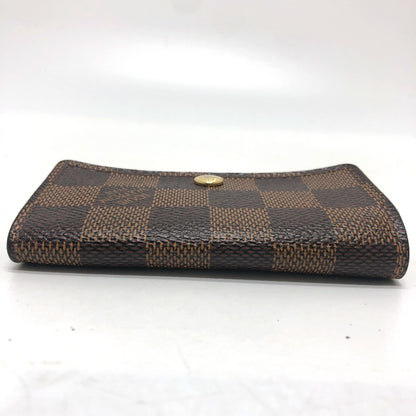 LOUIS VUITTON Key case Key holder  N62630 Damier canvas Brown Multicles6 6-key case Key holder