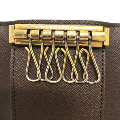 LOUIS VUITTON Key case Key holder  N62630 Damier canvas Brown Multicles6 6-key case Key holder