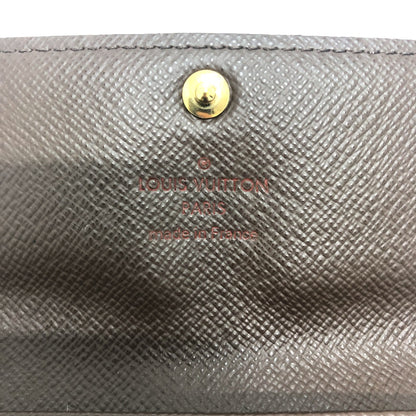 LOUIS VUITTON Key case Key holder  N62630 Damier canvas Brown Multicles6 6-key case Key holder