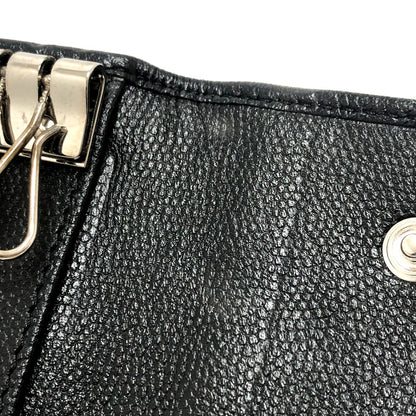 CHANEL Key case Key holder  Soft caviar skin black Brilliant COCO Mark