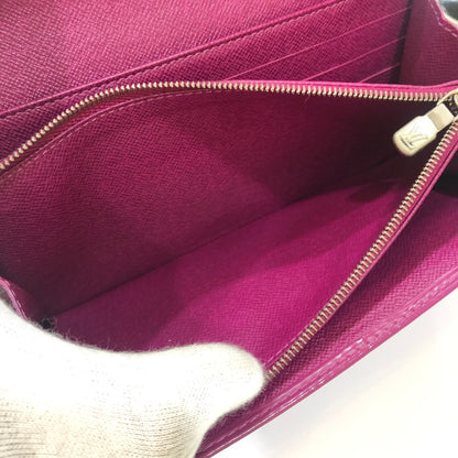 LOUIS VUITTON Long Wallet Purse M60317 Epi Leather purple Portefeuille Sarah