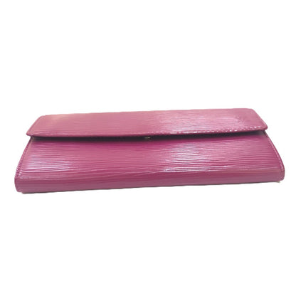 LOUIS VUITTON Long Wallet Purse M60317 Epi Leather purple Portefeuille Sarah