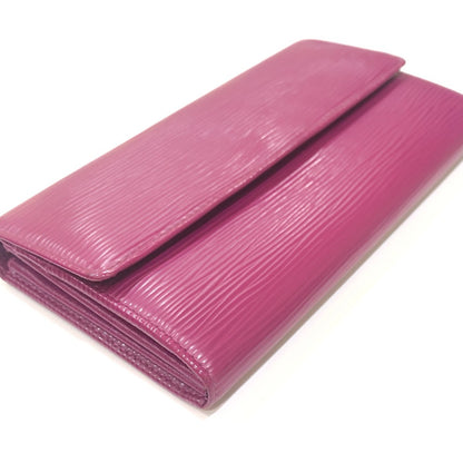 LOUIS VUITTON Long Wallet Purse M60317 Epi Leather purple Portefeuille Sarah