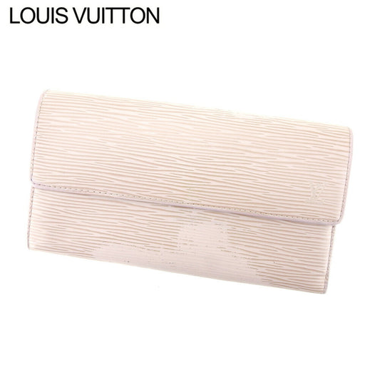LOUIS VUITTON Long Wallet Purse M6357B Purple Gray Silver Pochette Porto MonÃ©credi