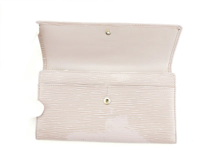 LOUIS VUITTON Long Wallet Purse M6357B Purple Gray Silver Pochette Porto MonÃ©credi