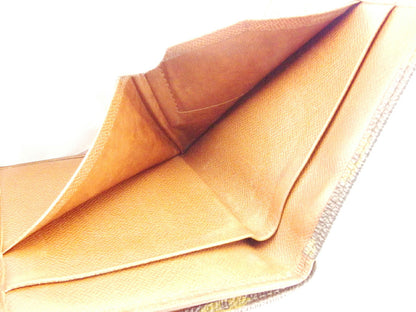 LOUIS VUITTON Bifold Wallet M61660 Brown beige gold Portonebi (old type)