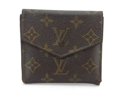 LOUIS VUITTON Bifold Wallet M61660 Brown beige gold Portonebi (old type)