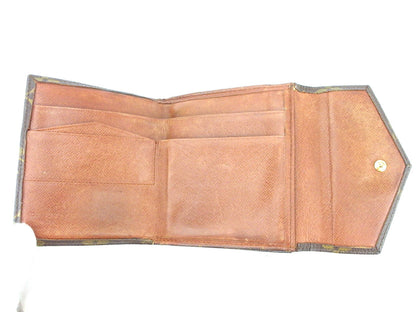 LOUIS VUITTON Bifold Wallet M61660 Brown beige gold Portonebi (old type)