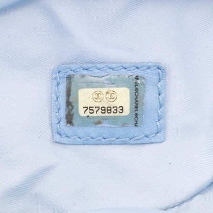 CHANEL Handbag A15973 Nylon canvas light blue New travel line