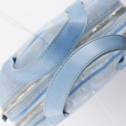 CHANEL Handbag A15973 Nylon canvas light blue New travel line