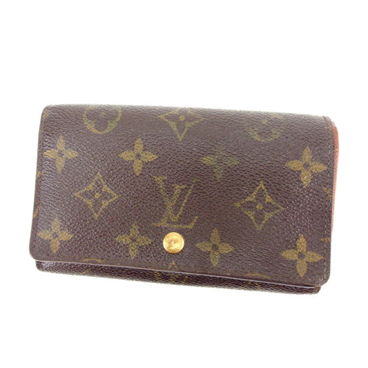 LOUIS VUITTON Long Wallet Purse M61736 Brown Portomonet Bietrezole