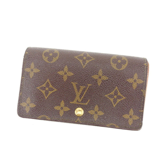 LOUIS VUITTON Long Wallet Purse M61730 Brown Portonebi Tresol