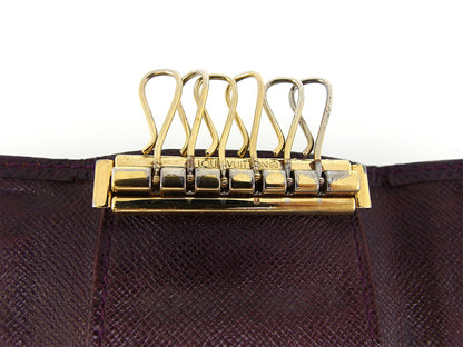 LOUIS VUITTON Key case Key holder M30536 Brown purple gold Multicles6