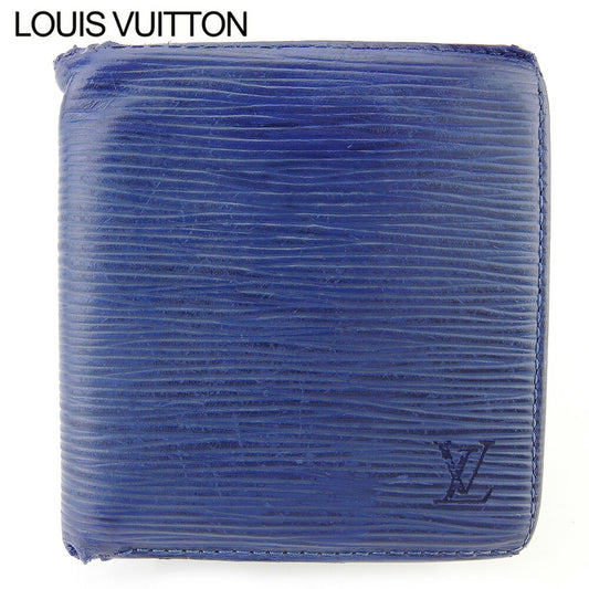 LOUIS VUITTON Bill Compartment M6331G blue Porte Billets6Cartes Crdit